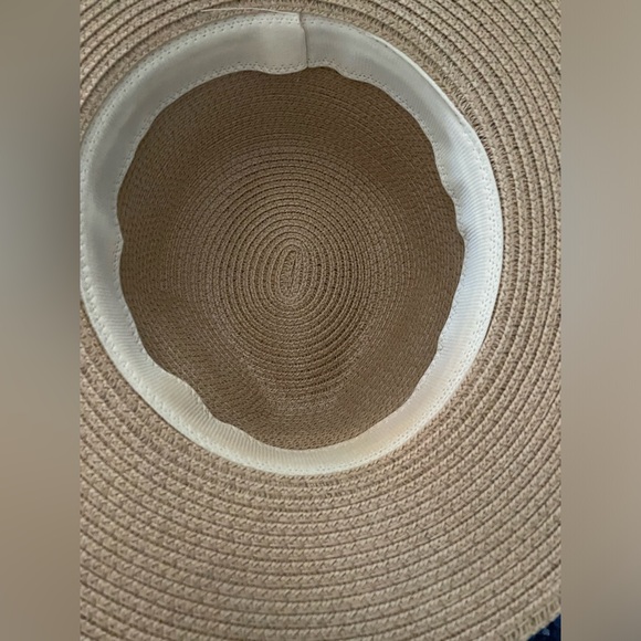 Beanie Panama Ribbon Straw Hat Women - Picture 6 of 6